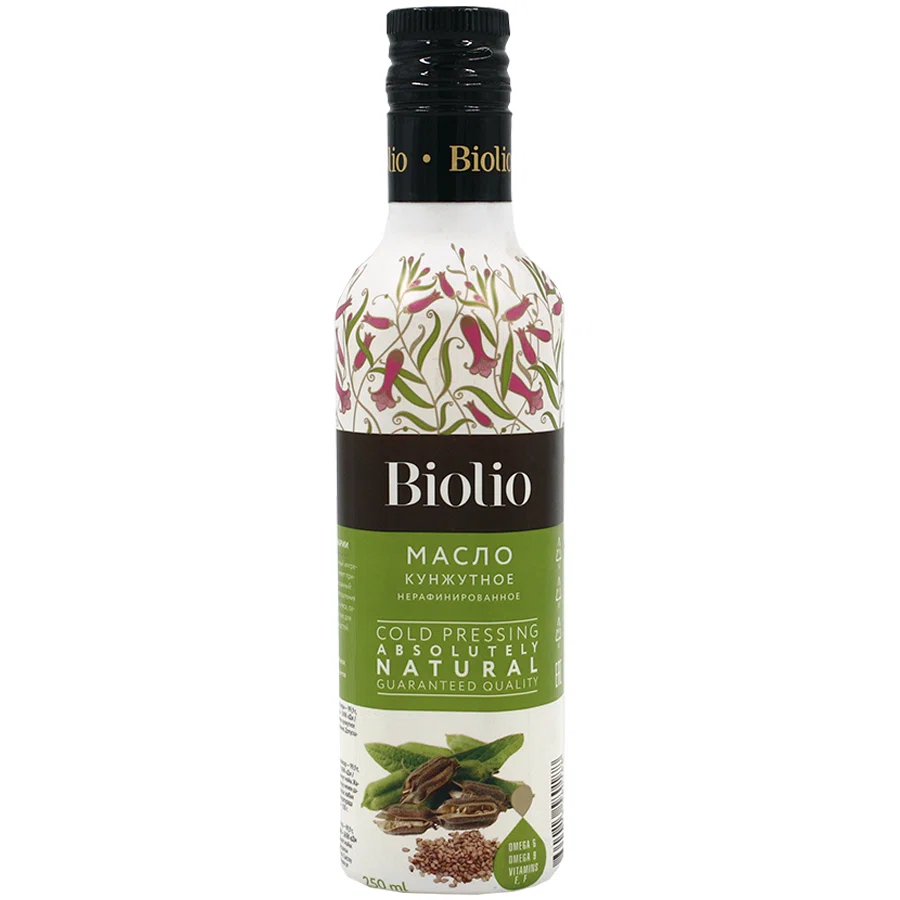 BIOLIO Масло кунжутное нерафинированное 250мл