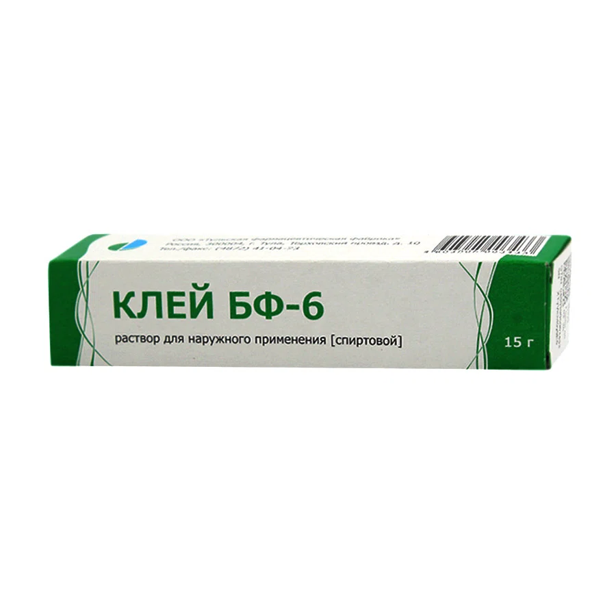 КЛЕЙ БФ-6 Клей для обработки микротравм 15гр