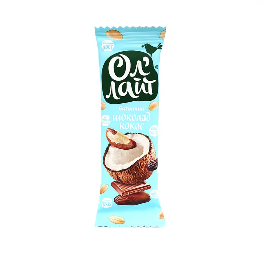 НОВА ПРОДУКТ Баточник Ол`Лайт Шоколад/кокос 30гр