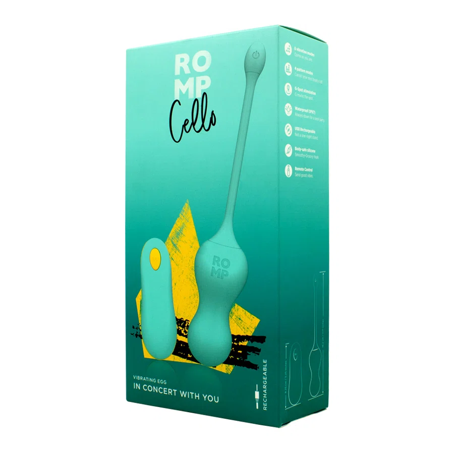 ROMP Вибратор Cello ментоловый