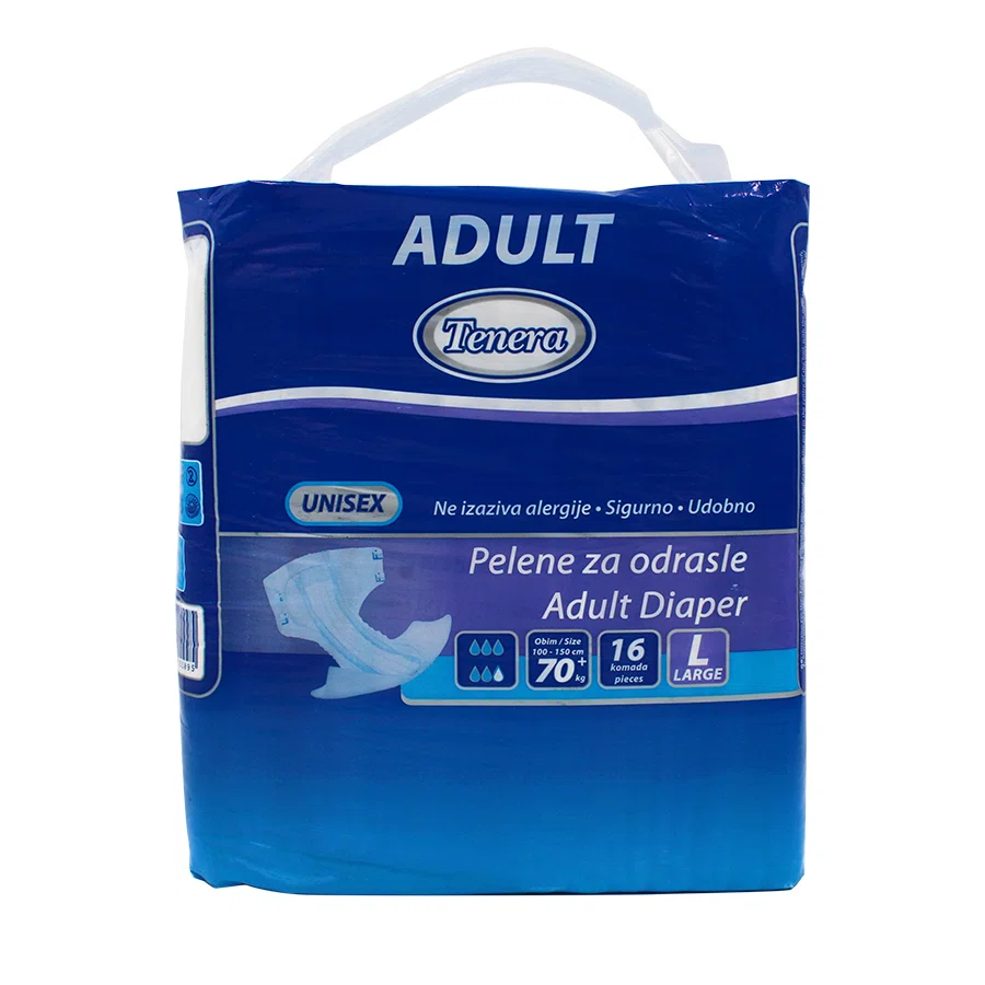 TENERA  ADULT Подгузники для взрослых L от 100-150 см