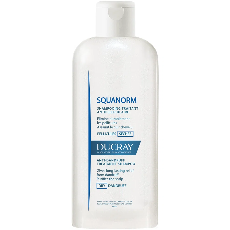 DUCRAY Шампунь Squanorm 200мл (сухая перхоть)