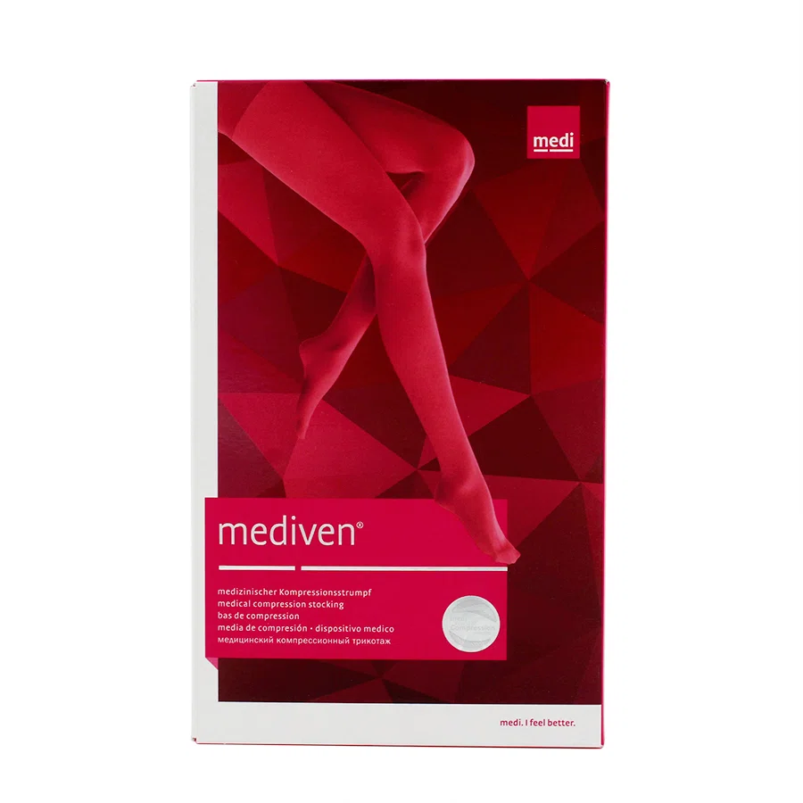 MEDIVEN ELEGANCE Чулки медицинские Закрытый нос 016S513000 Black III