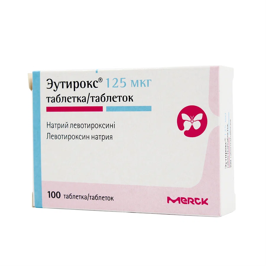 ЭУТИРОКС 125 мкг №100 таб  Левотироксин натрия