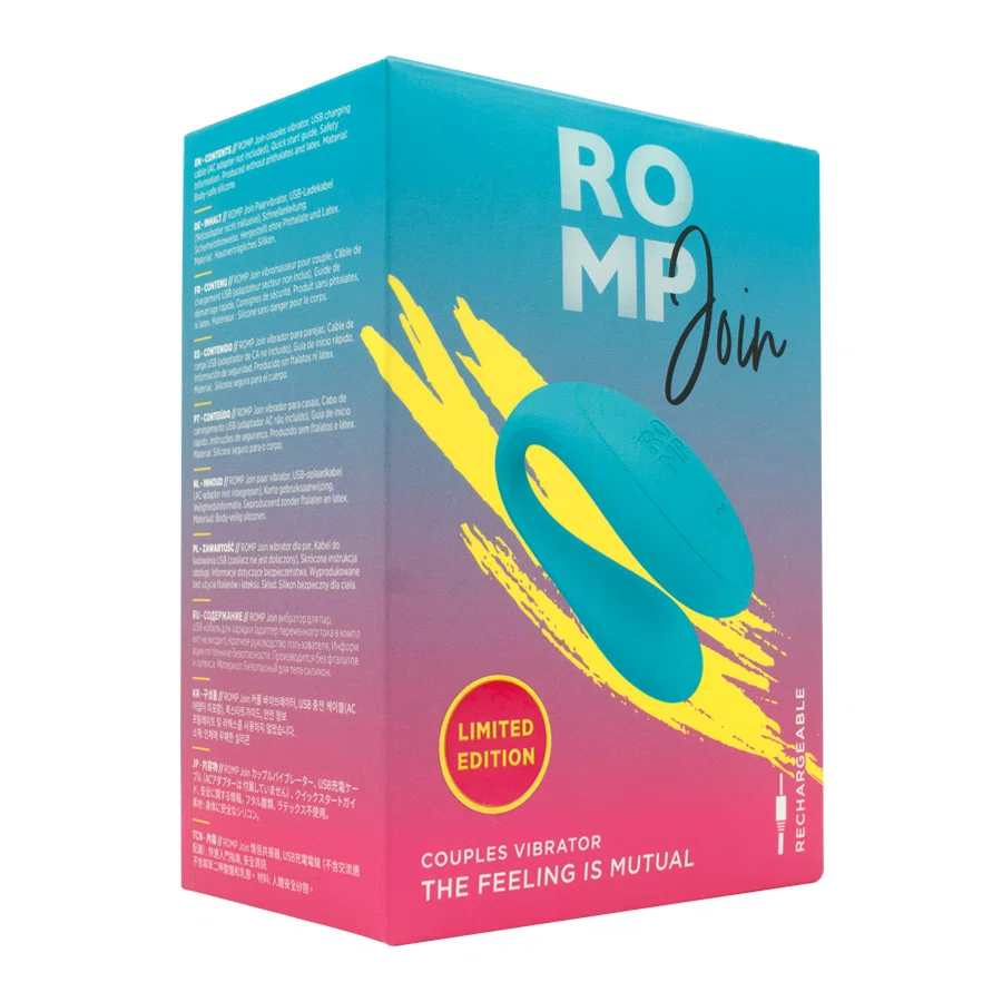 ROMP Join Вибратор бирюзовый