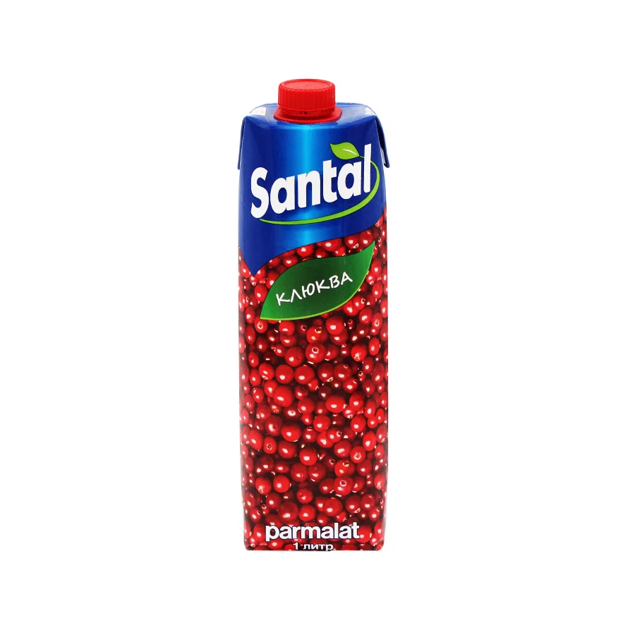 SANTAL Напиток сокосодержащий Клюква 1л