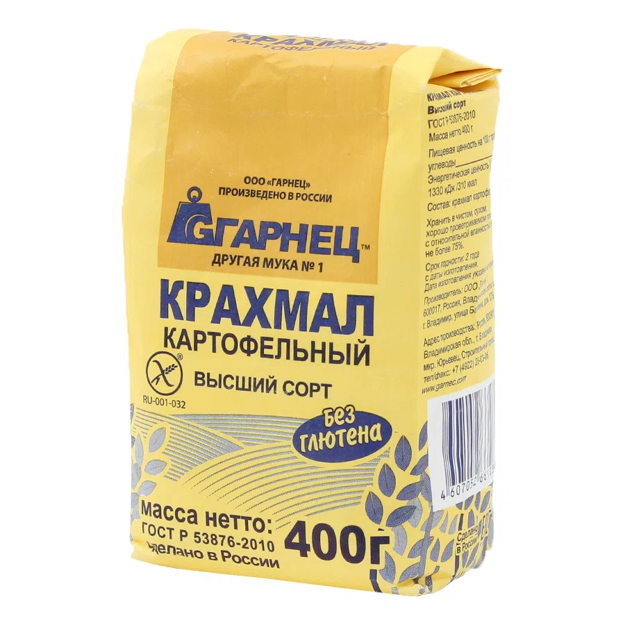ГАРНЕЦ Крахмал картофельный 400гр.