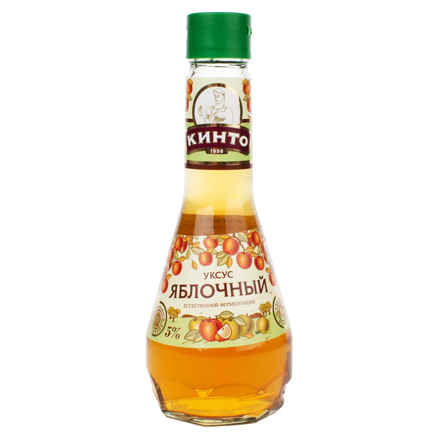 КИНТО Уксус Яблочный 5% 250мл