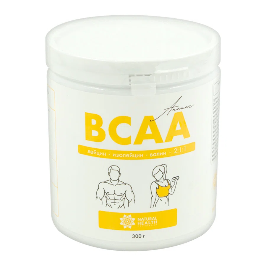 NATURAL HEALTH БАД ВСАА вкус ананас 300гр