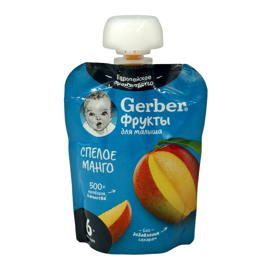 GERBER Пюре манго 6+ 90гр
