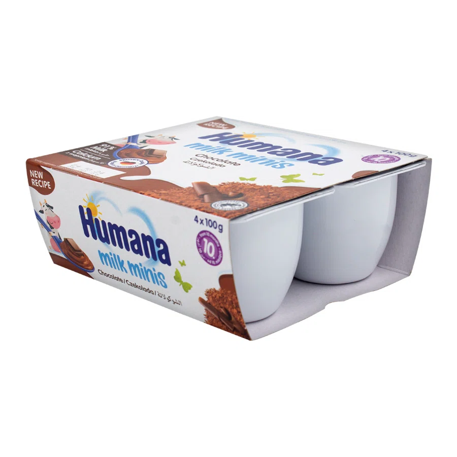 HUMANA Пудинг Milk Minis Шоколад 4*100гр