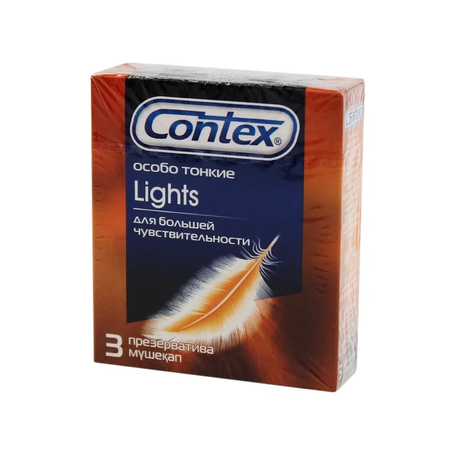 CONTEX Презерватив №3 максимально чувствительные lights