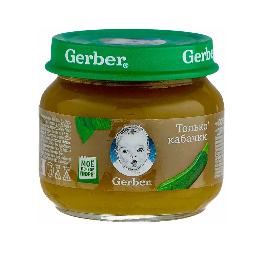 GERBER Пюре Кабачок 80 гр