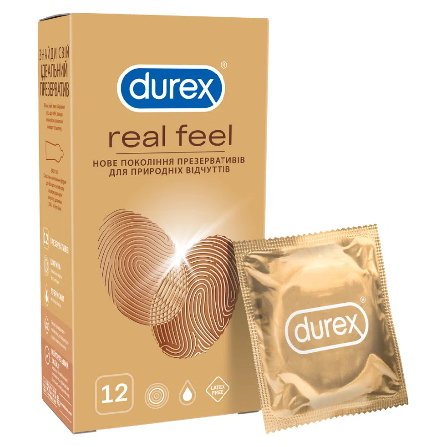 DUREX Презерватив Real feel №12 для естественных ощущений