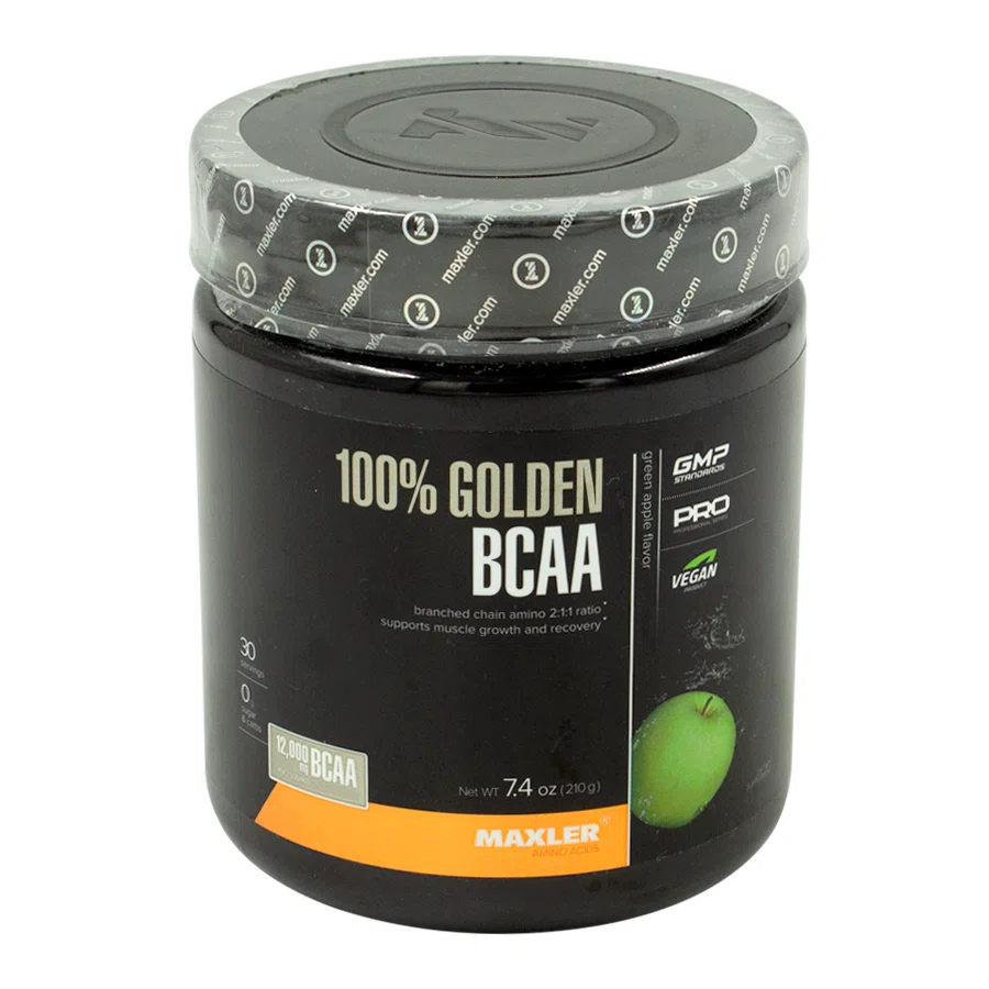 MAXLER БАД BCAA  Powder Green Apple  210гр