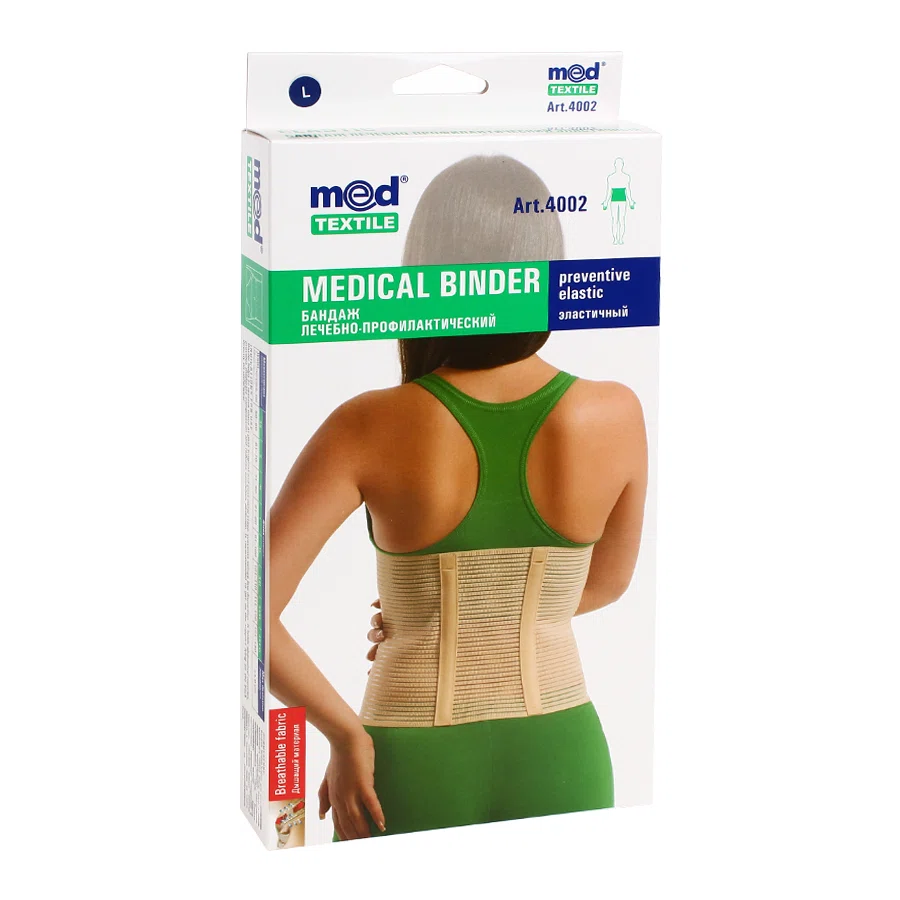 MEDTEXTILE Бандаж лечебно-профилактический 4002 L Бежевый