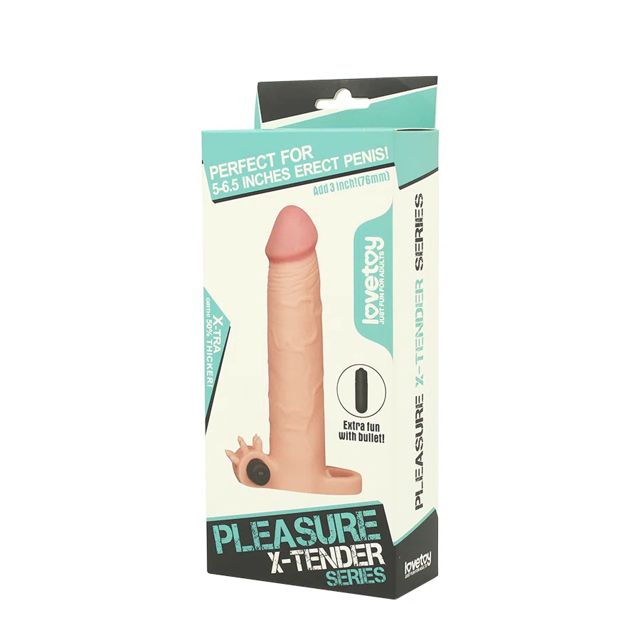 LOVETOY Насадка Pleasure X-Tender LV1065 с вибро
