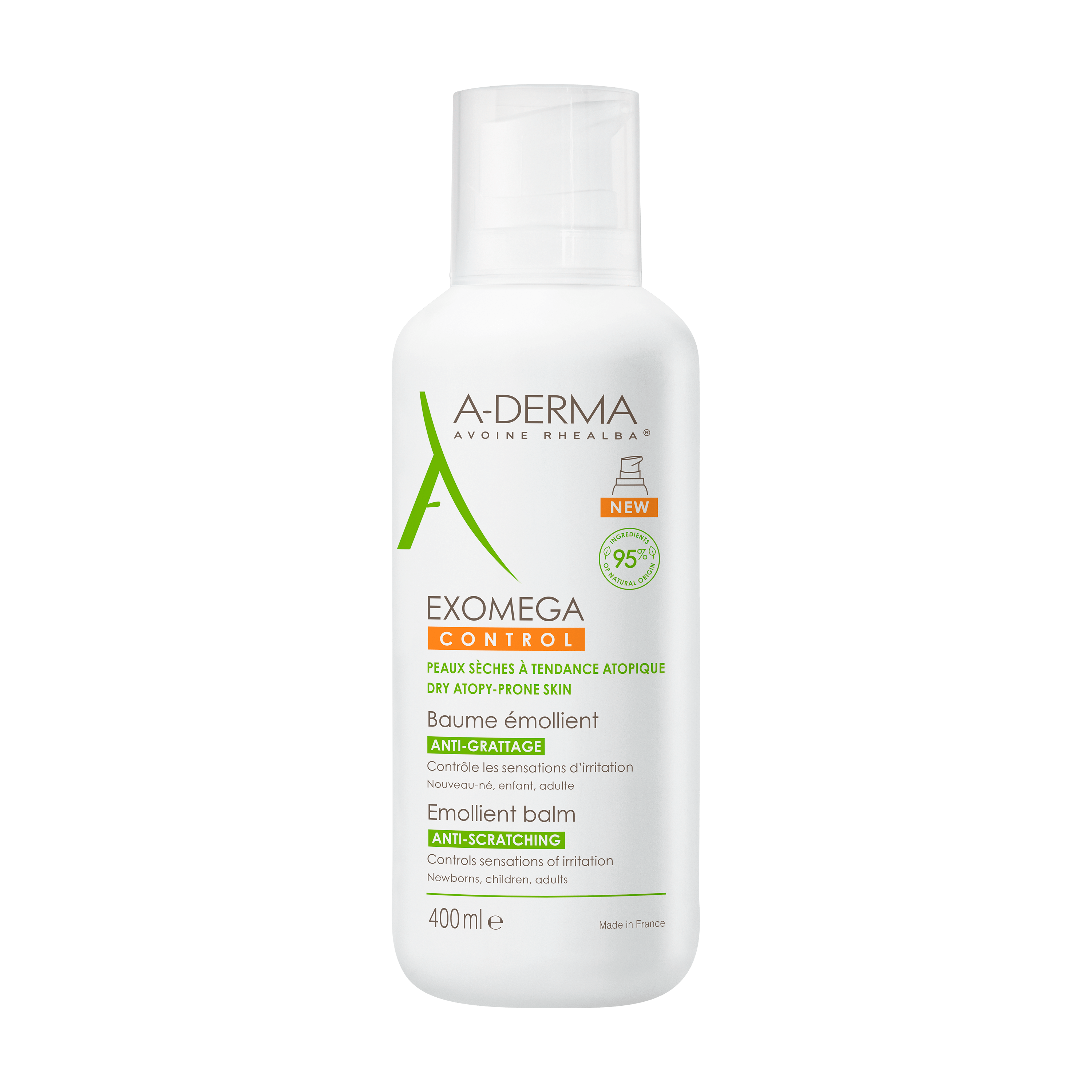 A-DERMA EXOMEGA CONTROL Бальзам смягчающий 400 мл