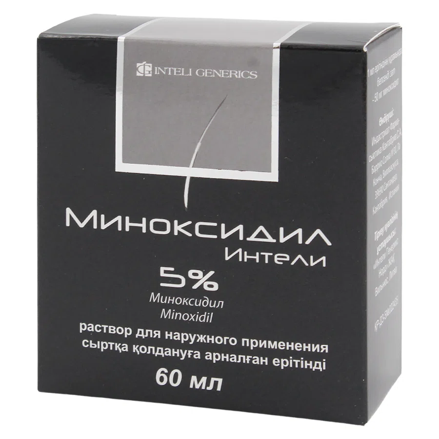 INTELI GENERICS Раствор Миноксидил 5% 60мл